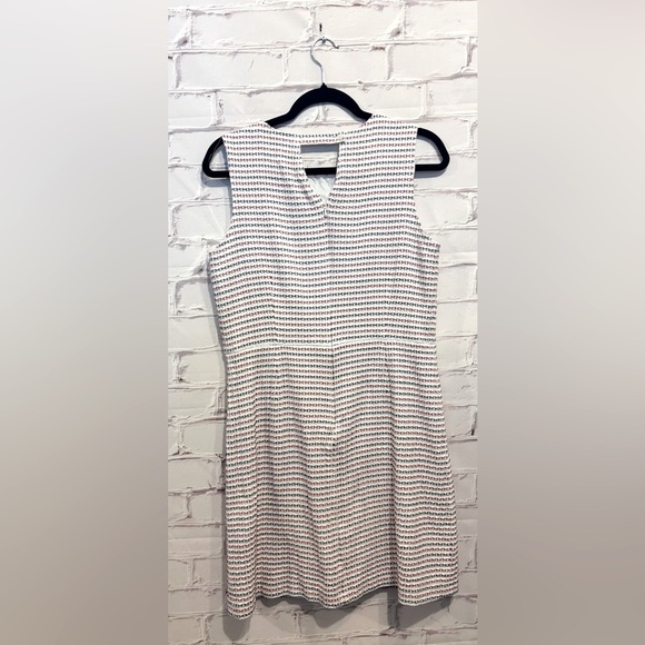 Brooks Brothers Red, White & Blue Textured Sheath Dress – Size 12 - Picture 2 of 6